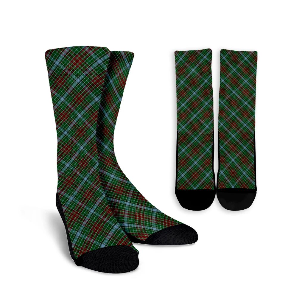 Gayre Tartan Plaid Crew Socks