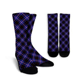 Dunlop Modern Tartan Plaid Crew Socks
