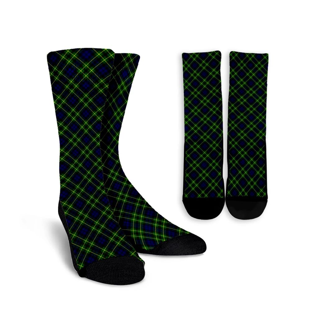 Campbell of Breadalbane Modern Tartan Plaid Crew Socks