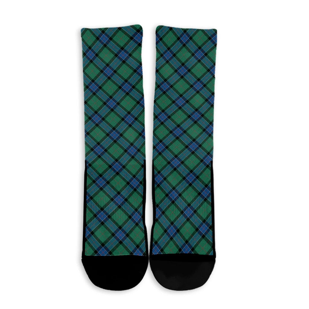 Sinclair Hunting Ancient Tartan Plaid Crew Socks