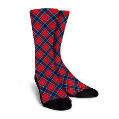 MacTavish Modern Tartan Plaid Crew Socks