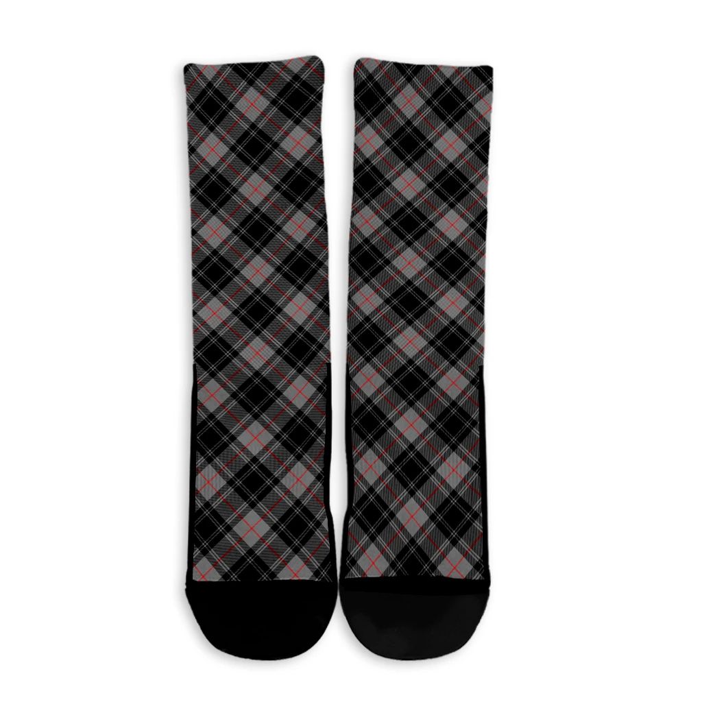 Moffat Modern Tartan Plaid Crew Socks