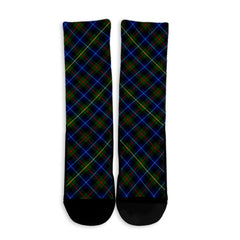 Smith Modern Tartan Plaid Crew Socks