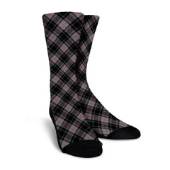 Moffat Modern Tartan Plaid Crew Socks