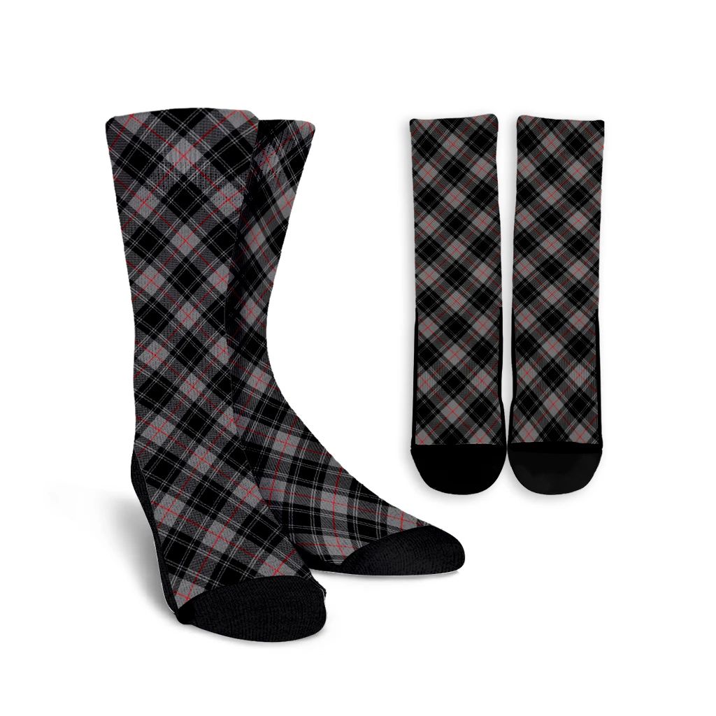 Moffat Modern Tartan Plaid Crew Socks