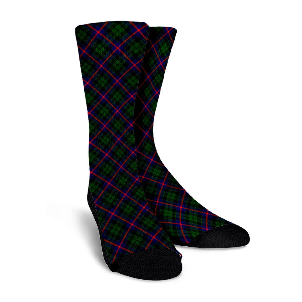 Morrison Modern Tartan Plaid Crew Socks