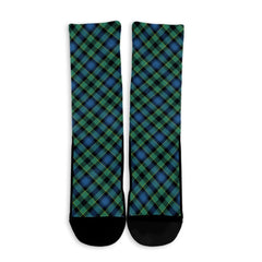 Mouat Tartan Plaid Crew Socks
