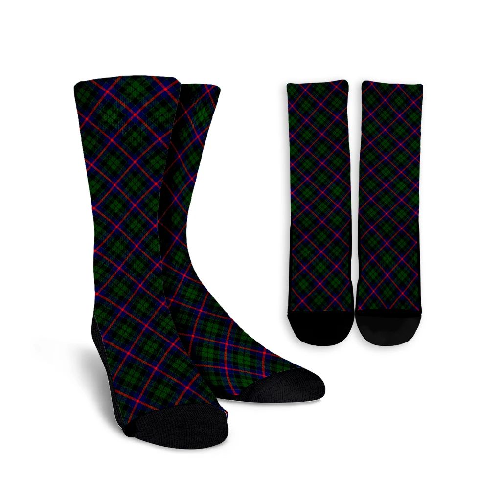 Morrison Modern Tartan Plaid Crew Socks