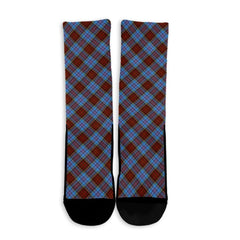 Anderson Modern Tartan Plaid Crew Socks