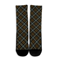 Graham of Menteith Weathered Tartan Plaid Crew Socks