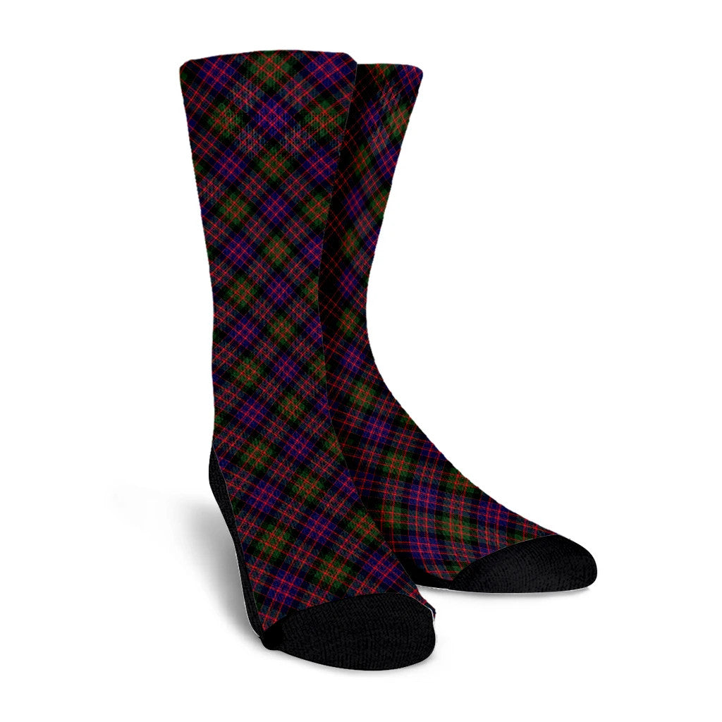 MacDonald Modern Tartan Plaid Crew Socks