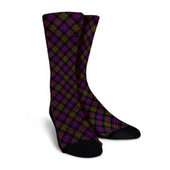 MacDonald Modern Tartan Plaid Crew Socks