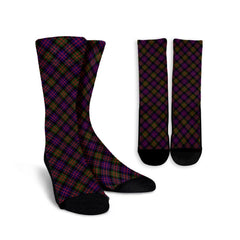 MacDonald Modern Tartan Plaid Crew Socks