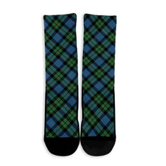 MacKay Ancient Tartan Plaid Crew Socks