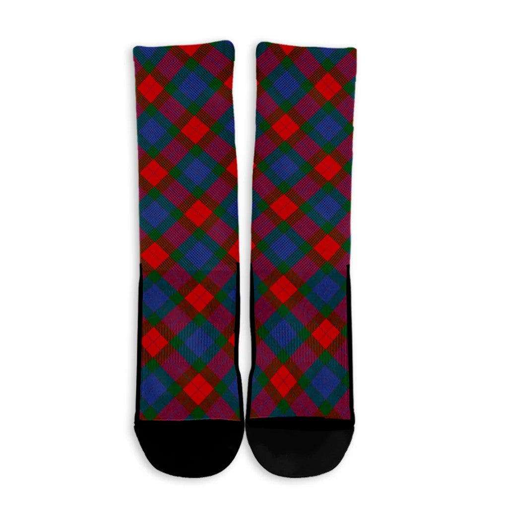 Mar Tartan Plaid Crew Socks