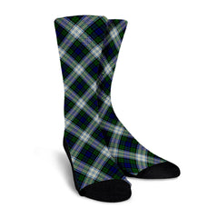 Blackwatch Dress Modern Tartan Plaid Crew Socks