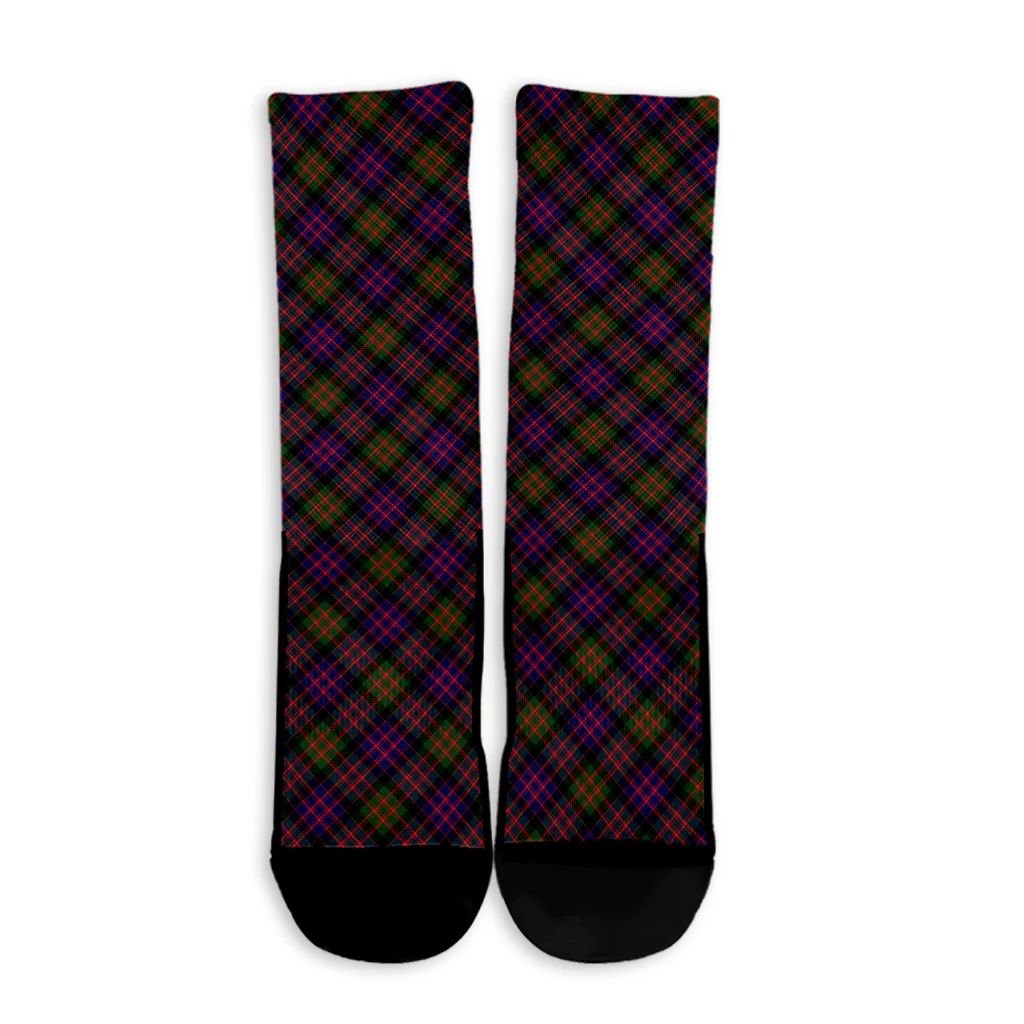 MacDonald Modern Tartan Plaid Crew Socks