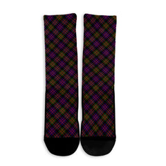 MacDonald Modern Tartan Plaid Crew Socks
