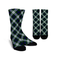 Blackwatch Dress Modern Tartan Plaid Crew Socks