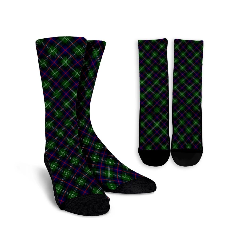 Sutherland Modern Tartan Plaid Crew Socks