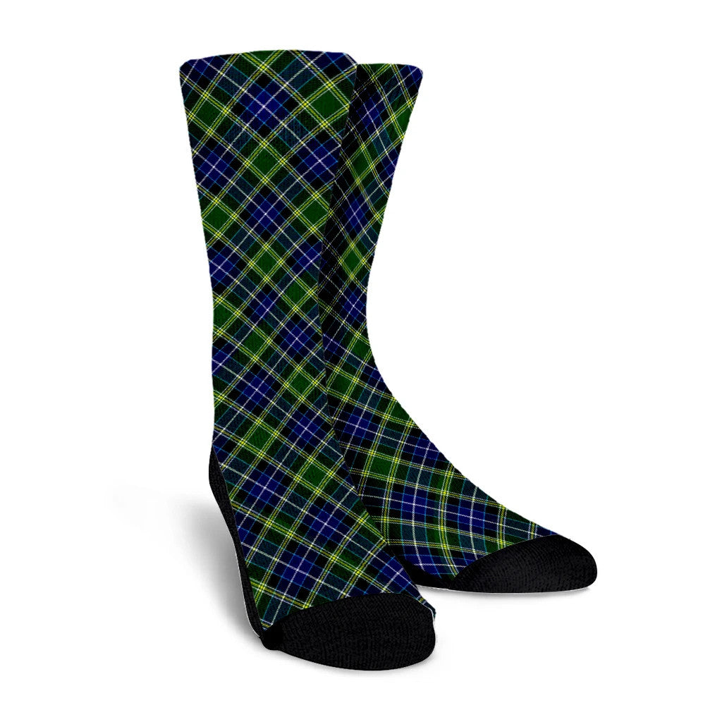 MacKellar Tartan Plaid Crew Socks
