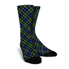 MacKellar Tartan Plaid Crew Socks