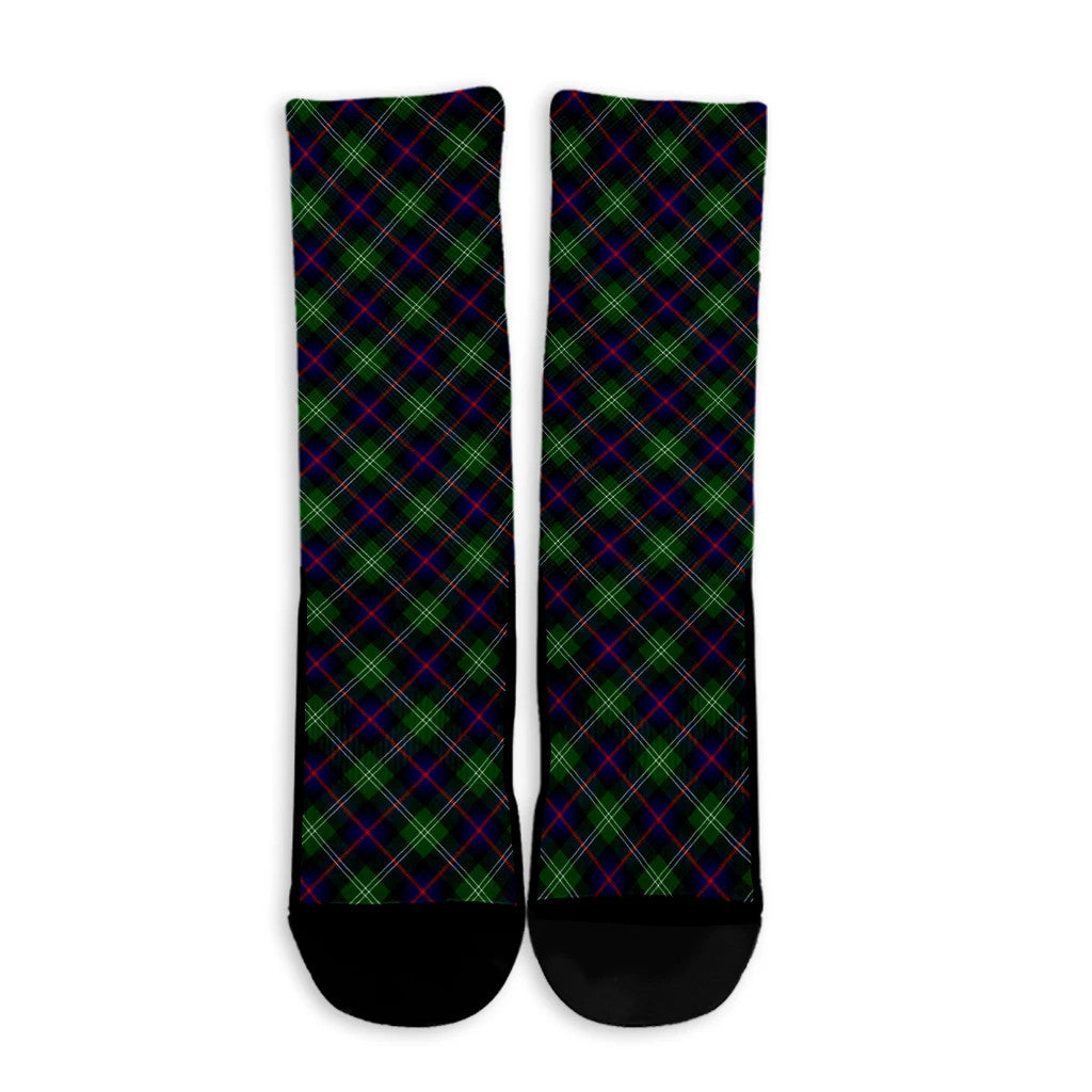 Sutherland Modern Tartan Plaid Crew Socks