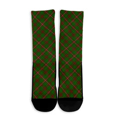 MacKinnon Hunting Modern Tartan Plaid Crew Socks