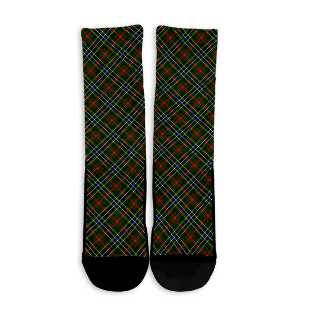 Bisset Tartan Plaid Crew Socks