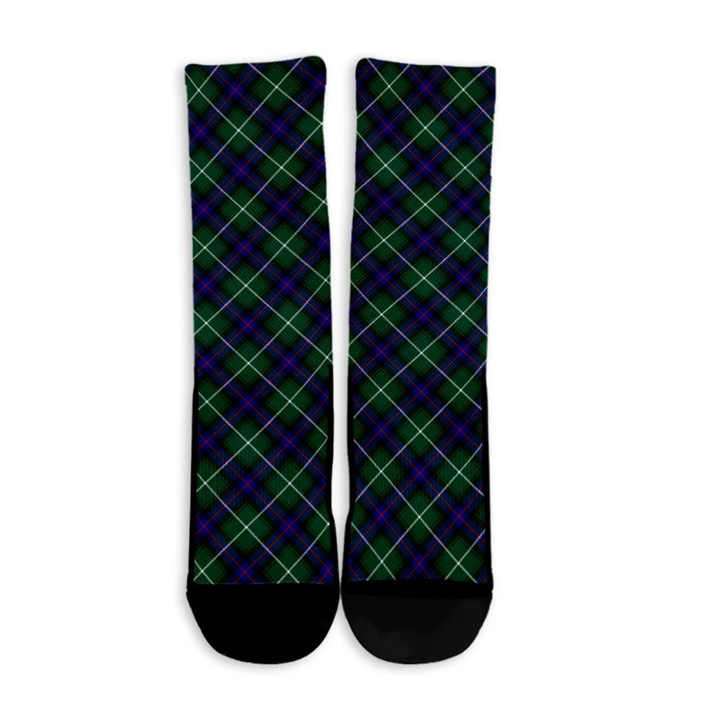 MacDonald of the Isles Hunting Modern Tartan Plaid Crew Socks