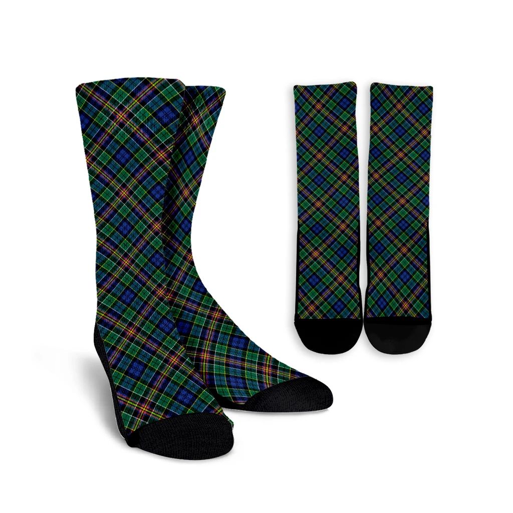 Allison Tartan Plaid Crew Socks