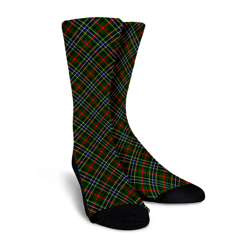 Bisset Tartan Plaid Crew Socks