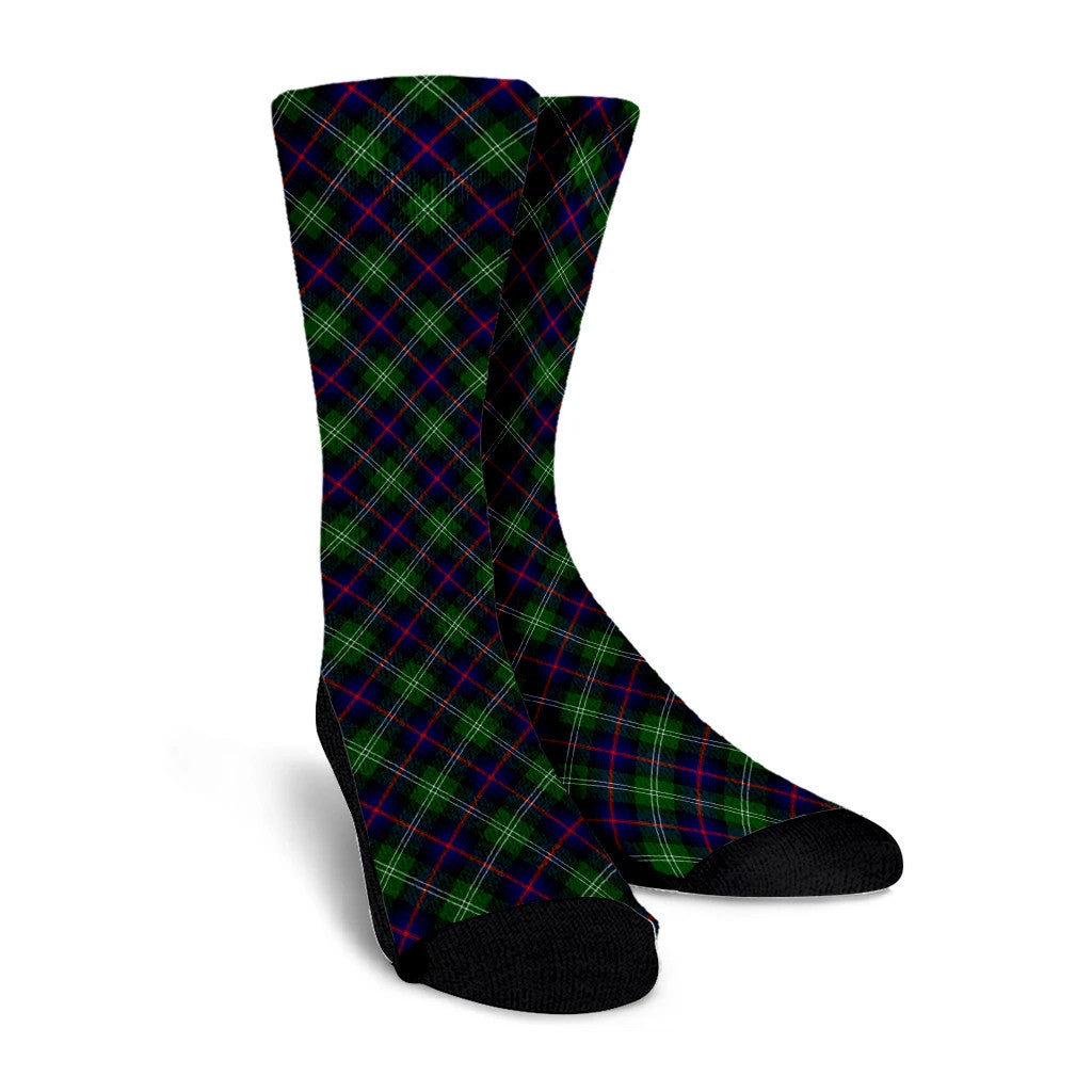 Sutherland Modern Tartan Plaid Crew Socks