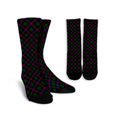 Urquhart Modern Tartan Plaid Crew Socks