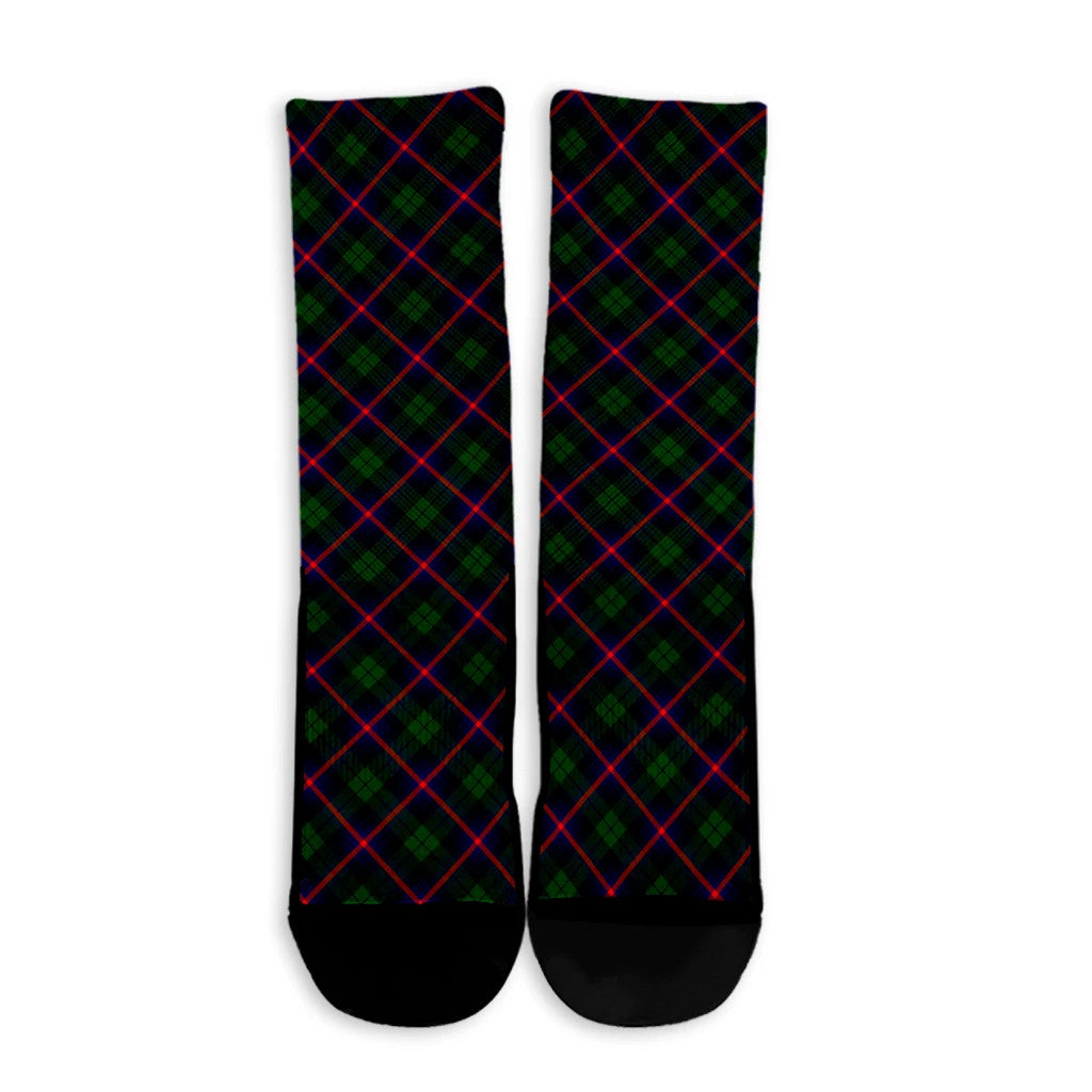 Urquhart Modern Tartan Plaid Crew Socks