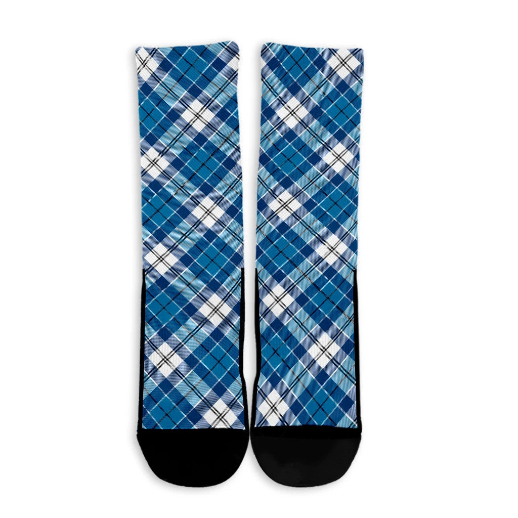 Roberton Tartan Plaid Crew Socks