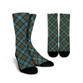Paisley District Tartan Plaid Crew Socks
