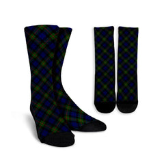 Gunn Modern Tartan Plaid Crew Socks