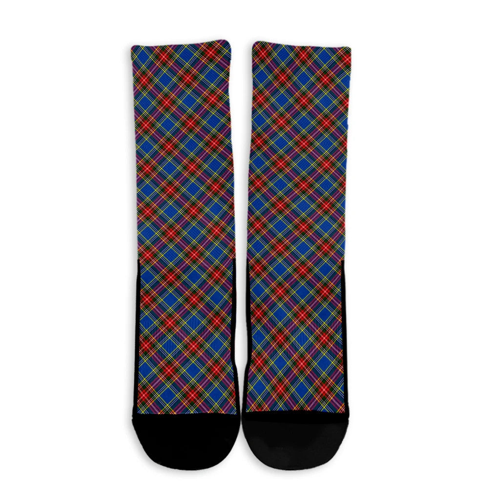 MacBeth Modern Tartan Plaid Crew Socks
