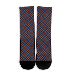 MacBeth Modern Tartan Plaid Crew Socks