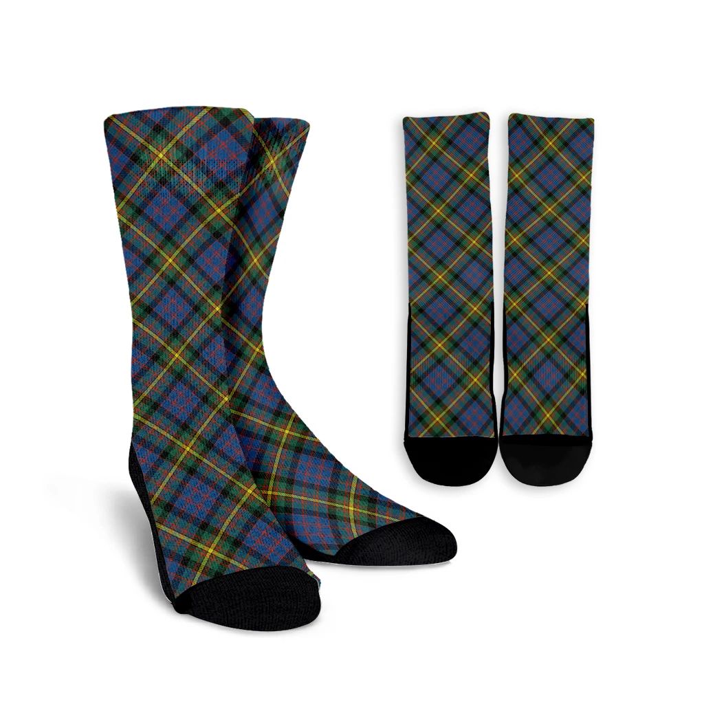MacSporran Ancient Tartan Plaid Crew Socks
