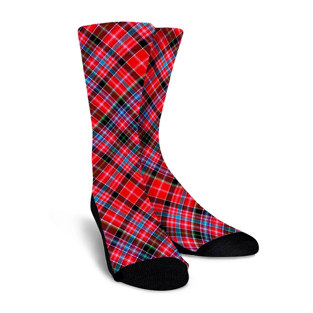 Aberdeen District Tartan Plaid Crew Socks