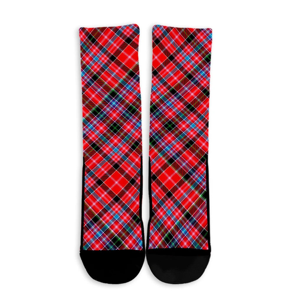 Aberdeen District Tartan Plaid Crew Socks