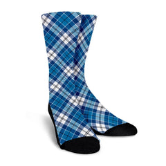 Roberton Tartan Plaid Crew Socks