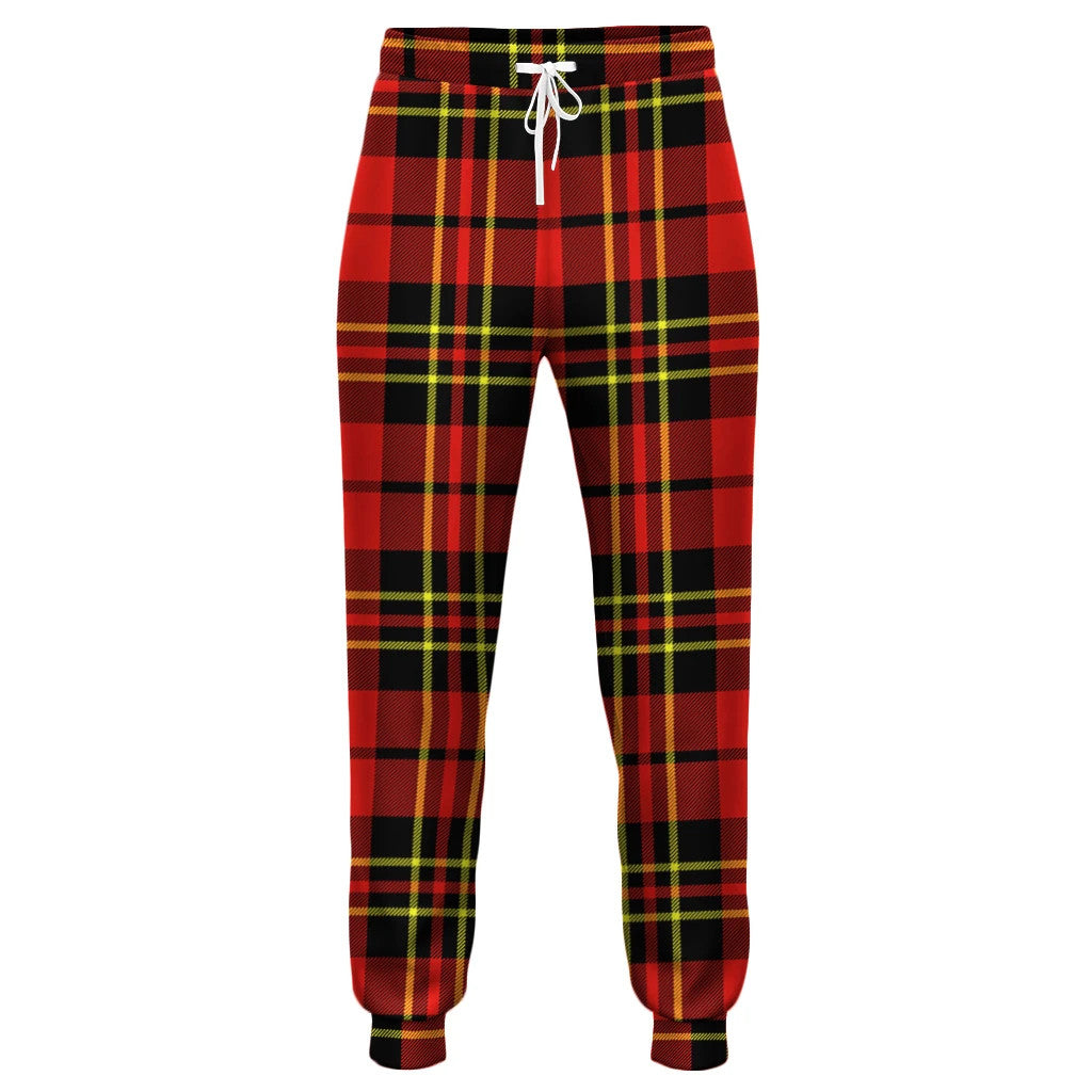 Shaw Green Modern Tartan Classic Jogger Pants