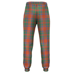 MacFarlane Black & White Tartan Classic Jogger Pants