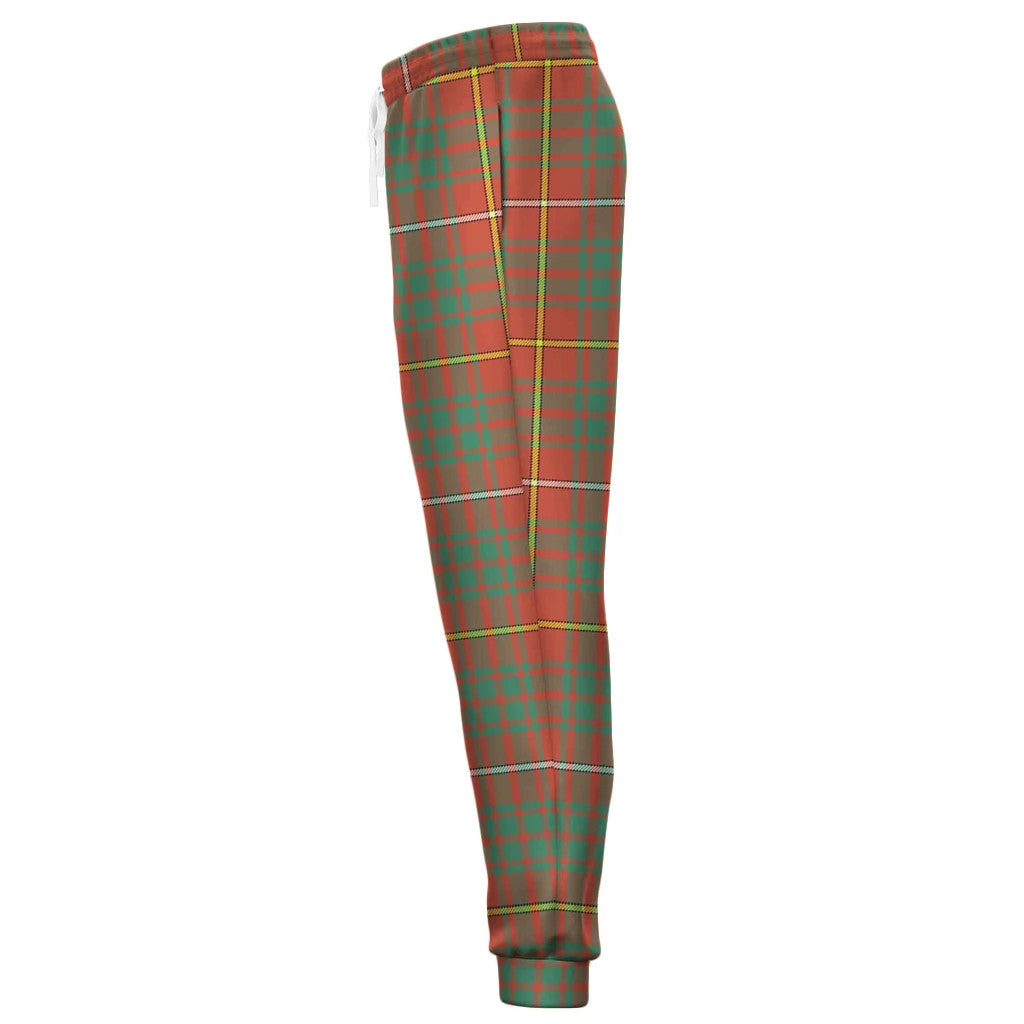 Shaw Red Modern Tartan Classic Jogger Pants