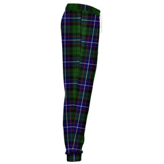 Menzies Green Modern Tartan Classic Jogger Pants