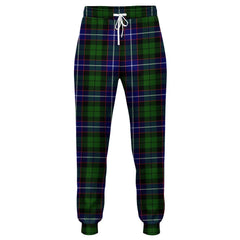 Menzies Green Modern Tartan Classic Jogger Pants