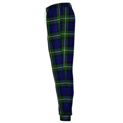 Douglas Grey Modern Tartan Classic Jogger Pants